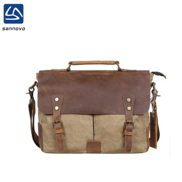 Wholesale vintage canvas men messenger bag,custom men shoulder bag